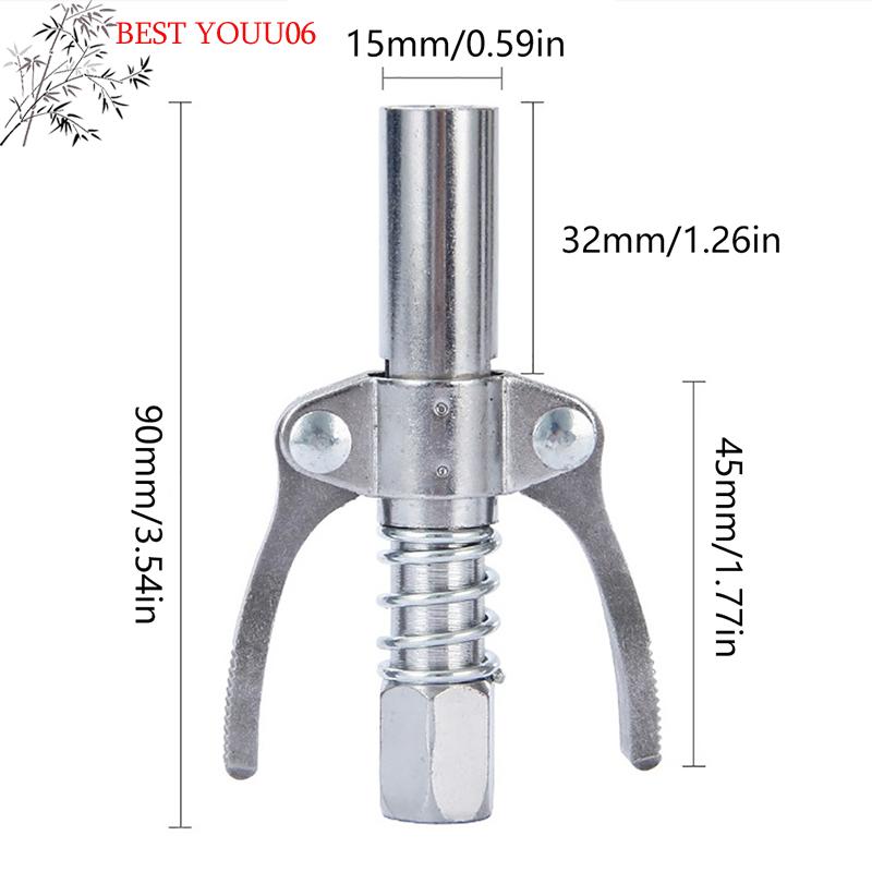 Hot Grease Gun Coupler 10000 PSI NPTI/8 High Pressure Nozzle Oil Pump Car Injector Lube Head Service Parts Lube Tool