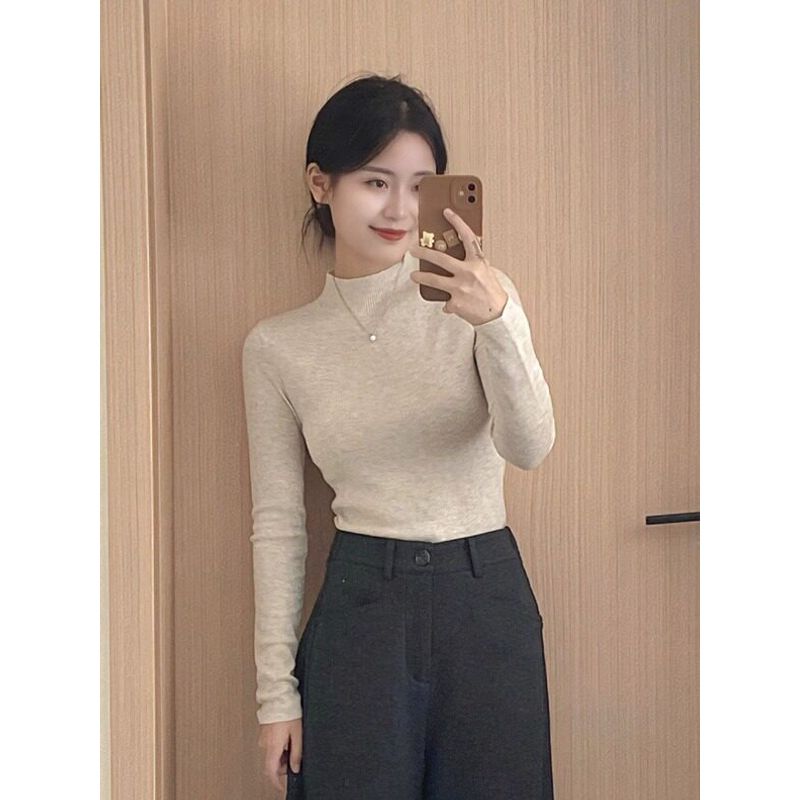 

Autumn and Winter Outfit: a Korean-Style Reversible Purple Woolen Coat with Wide-Leg Pants, a Three-Piece Set Apricot Inner Wear M [Recommendation 40-50kg]