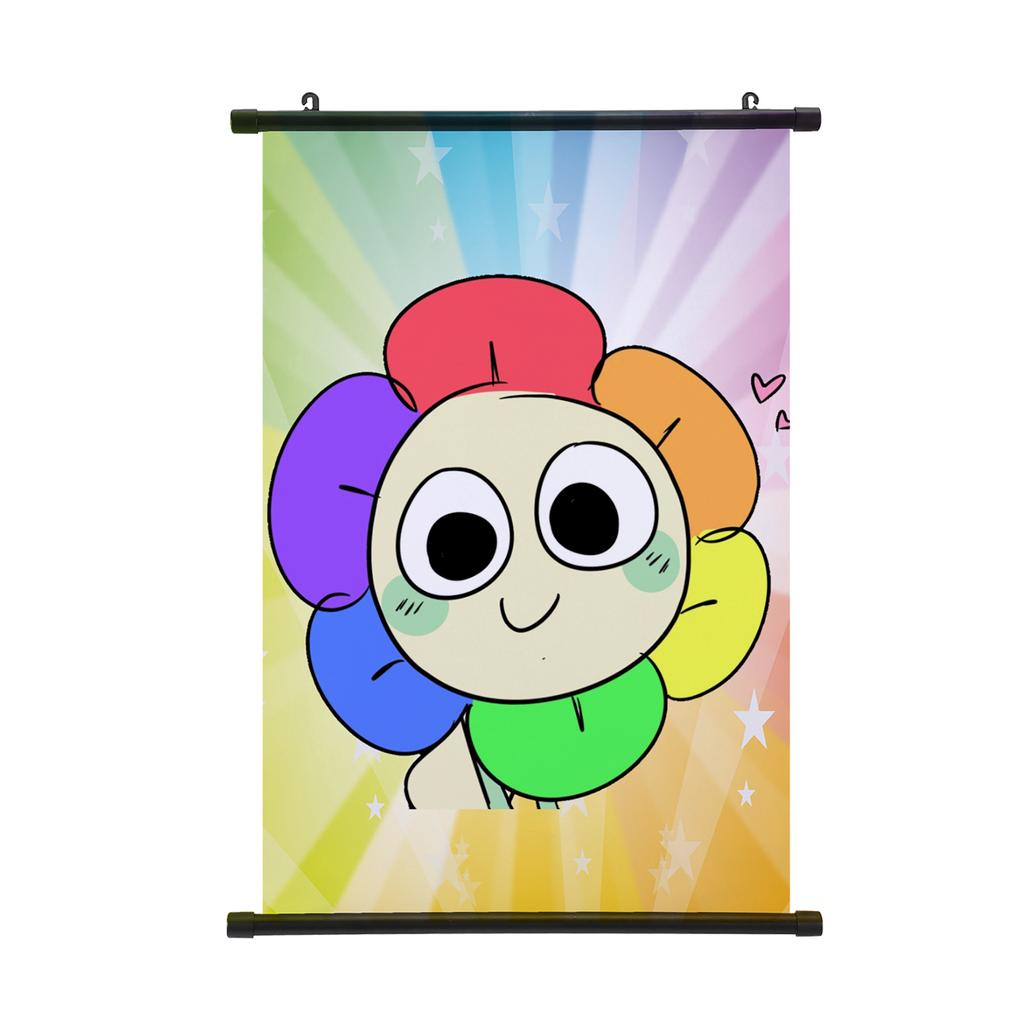 Dandy's World Wall Scroll Poster Anime Starry Night Astro Poster Hanging Painting Home Decoration