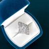 BELLA BOX Luxury Fashion Wedding Rings Women Delicate Floral Cubic Zirconia Engagement Rings Party Gift Silver Color Jewelry