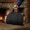 Heavy Duty Wood Carrying Bag With Handle Log Tote Bag Firewood Carrying Bag  Indoor Fireplace
