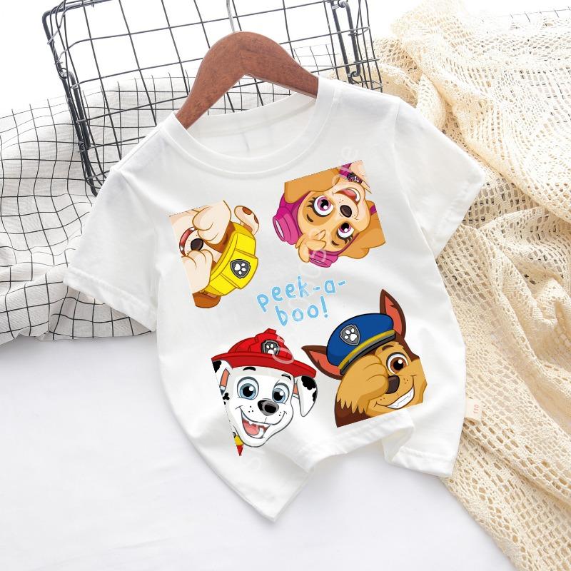 New Summer Kids Clothes Cute Short Sleeve T-shirt Boys Casual Soft Tops