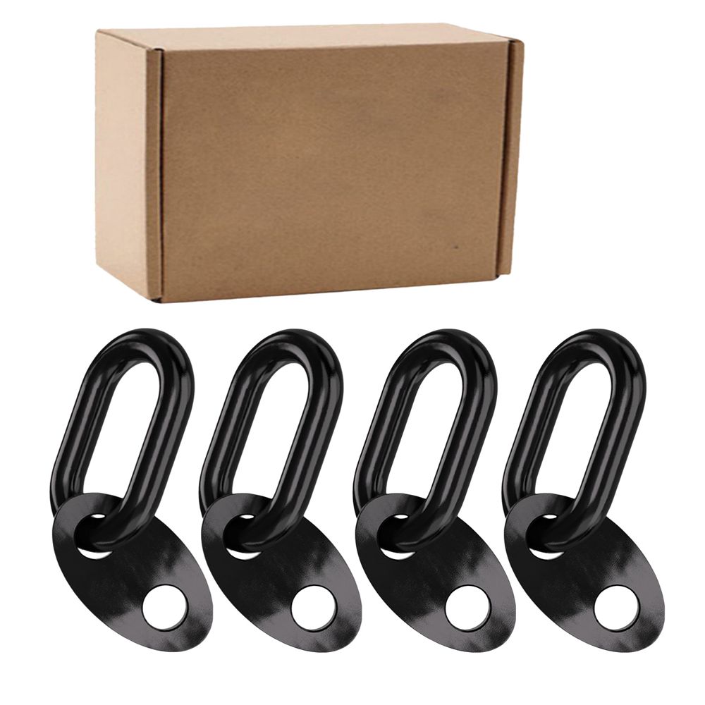 

4x7100 Lifting Bracket Set for Engine - 4 Heavy-Duty Engine Lift Bracket 5500 Lb Capacity, Engine Support Bar for Lifting Slings чёрный