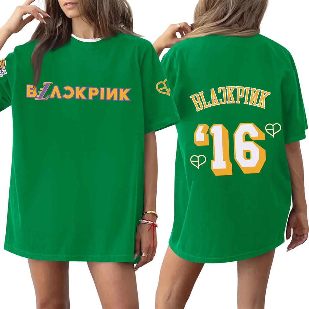 Women's Round Neck Printed Short-sleeved T-shirt Top