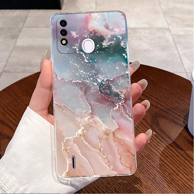 Case for ITEL P37 / Vision 2s Cover Clear Soft Silicone Love Heart Rabbit Phone Casing for itel P37 Vision2s P651L P651W Shell