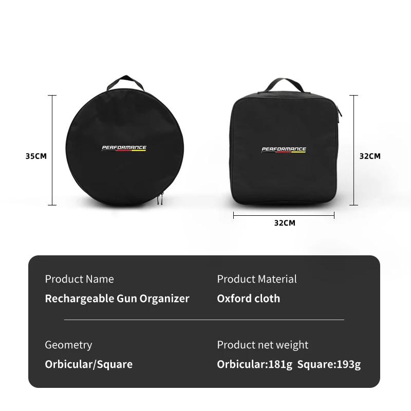 Autoaufkleber 2025 Heißes EV-Auto Ladekabel Aufbewahrungsbox Ladekabel Tragetasche Kofferraumorganizer Auto Zubehör Für BMW Perform