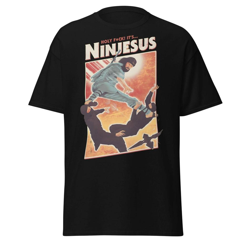 Ninjesus Holy F*ck Parody Funny Adult T-Shirt
