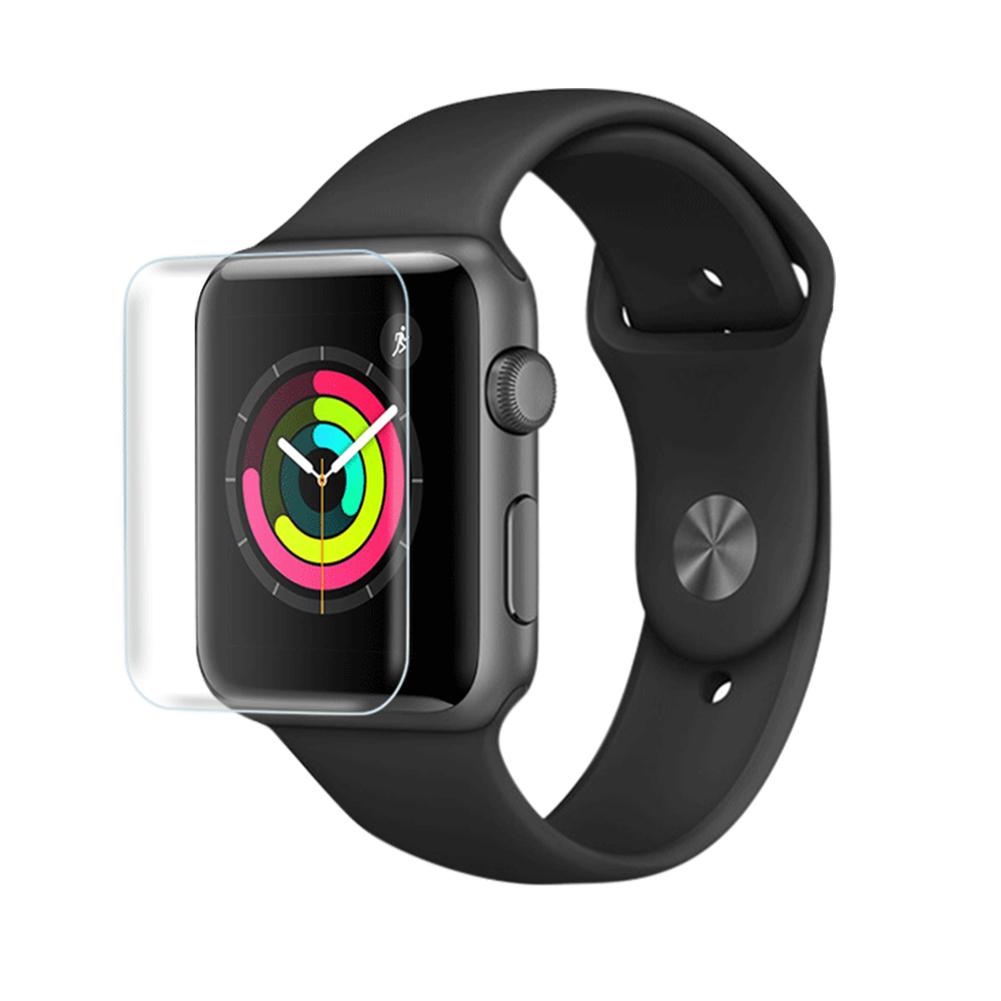 3D Gebogene Flexible Folie Öl Wasserabweisende Beschichtung Uhrenschutzfolie für iWatch (42 mm)