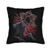 1Pc Flower-Faced Monster Throw Pillow Cover Polyester 2D Double-Sided Print For Sofa Bedroom Living Room Decor Horror Gift