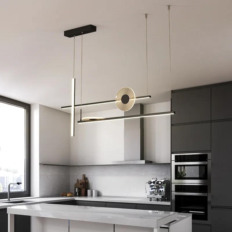 Gold Chandelier for Home Kitchen Dining Living Room Modern LED Hanging Ceiling Pendant Lamp Over The Table Indoor Lighting 2025
