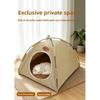 Foldable Pet Cat Tent Suitable All Four Seasons Closed Design Breathable Cat House Waterproof Stable Pet Kennel Outdoor Camping