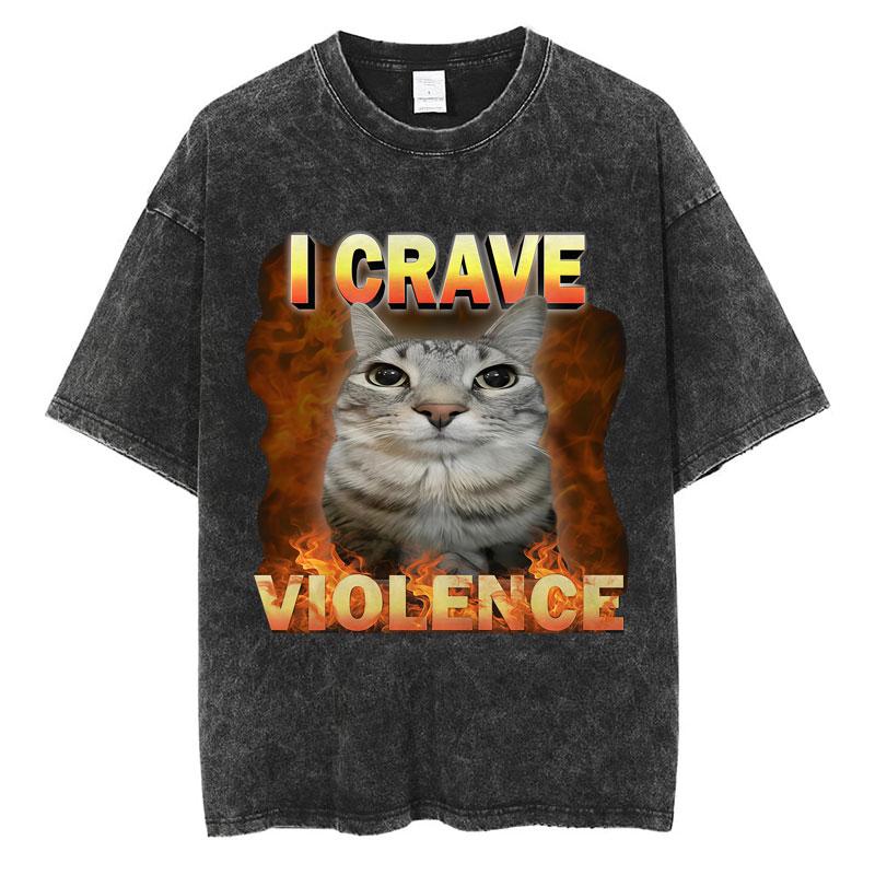 

Wash I Survived Todays Tummy Ache Funny Cat Meme T Shirt Men Women Personality Fashion Tshirt Cotton Casual Oversized T Shirts S