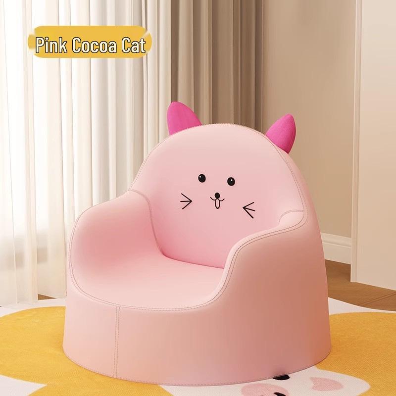 Kids Cartoon Sofa Chair: Cute, Comfy Backrest Seat for Kindergarten Reading Default