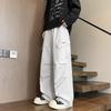 Men's Multi-Pocket Loose Straight-Leg Cargo Parachute Pants