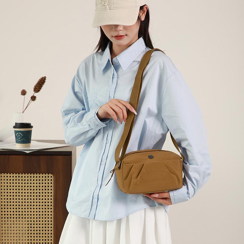 Cute Korean Style Nylon Shoulder Bag Mobile Phone Storage Purse Small Bag Handbags Wallet Bags Mini Crossbody Bag Girls