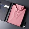 New Polo Shirt Men's Short-Sleeved Business Shirt Summer Lapel T-shirt Top