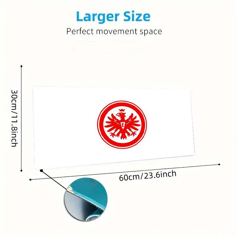 Eintracht Frankfurt Large Size Mouse Pad Large Gaming Table Cushion Non-slip Laptop Tablet Big Mousepad XXL Mat Mini PC Playmat With Lock edge