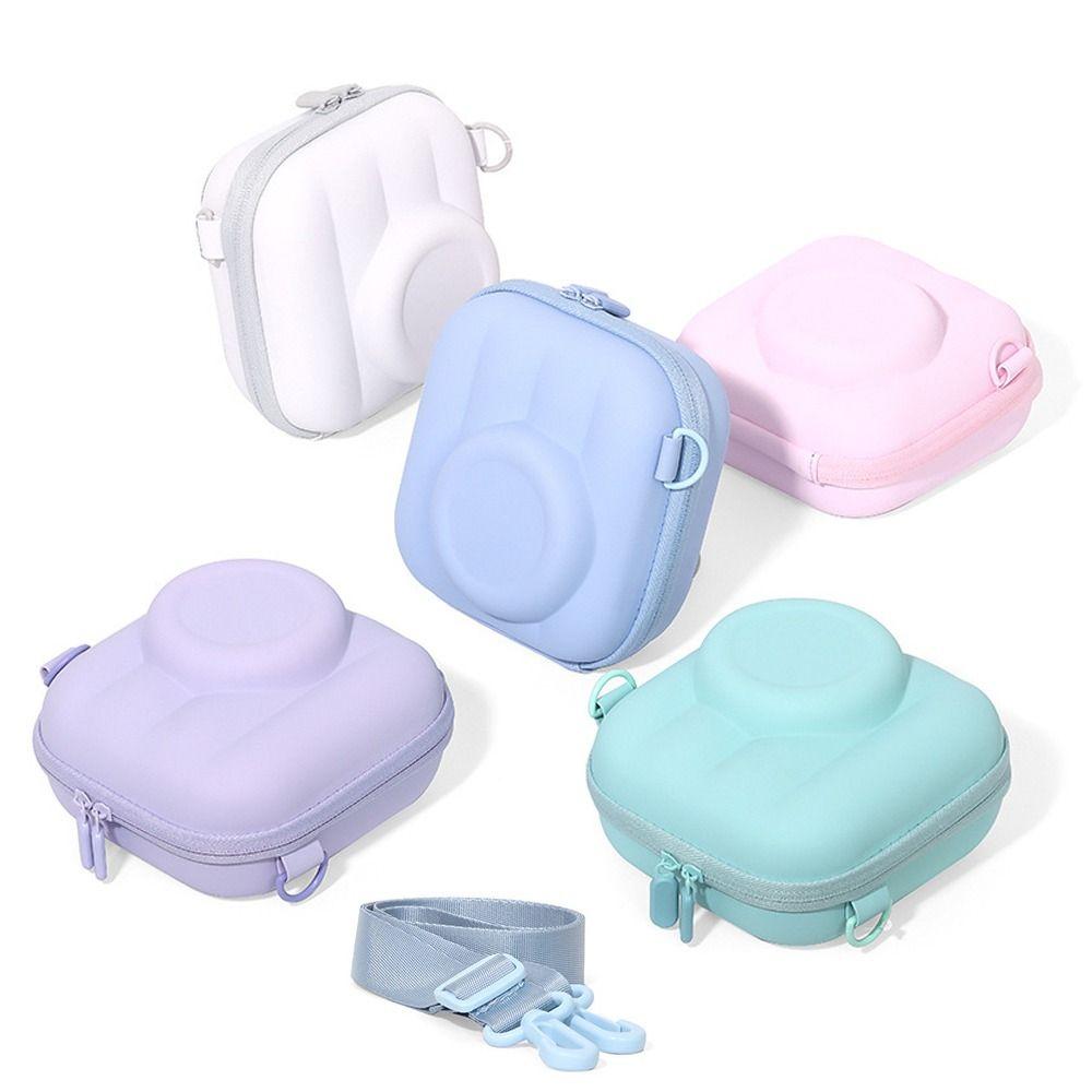 Hard Shell Crossbody Bag Zipper Storage Bag Compact Instant Camera Case  Outdoor Carry