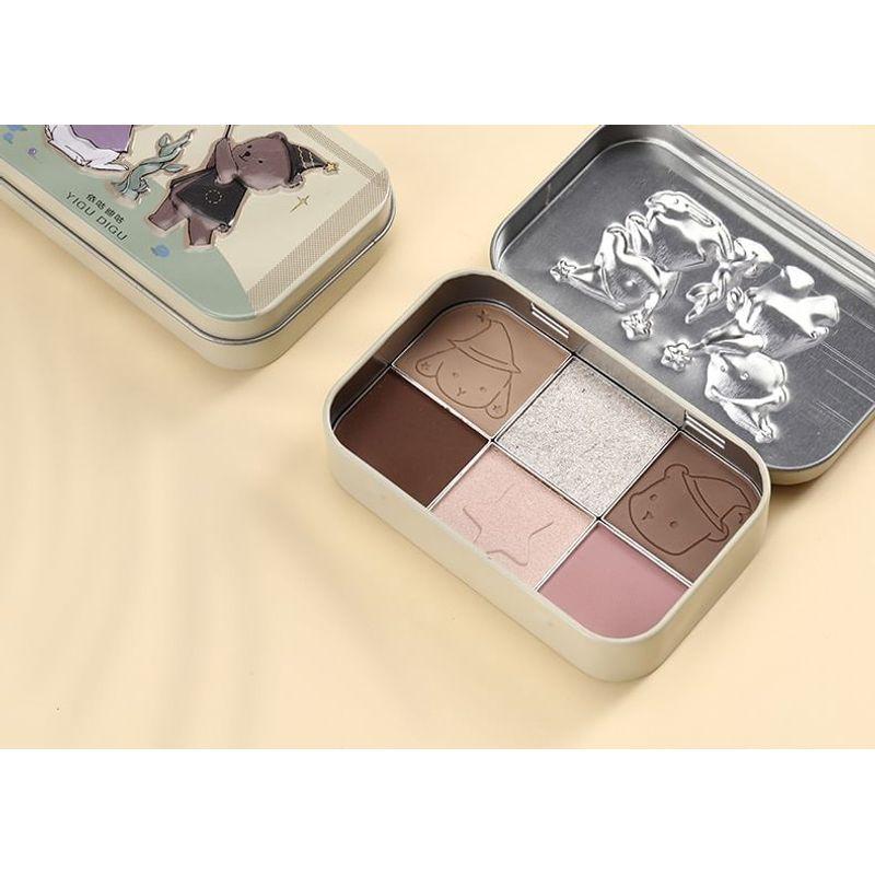 YIGU DIGU - Travel Series Metal Box Eyeshadow Palette #02