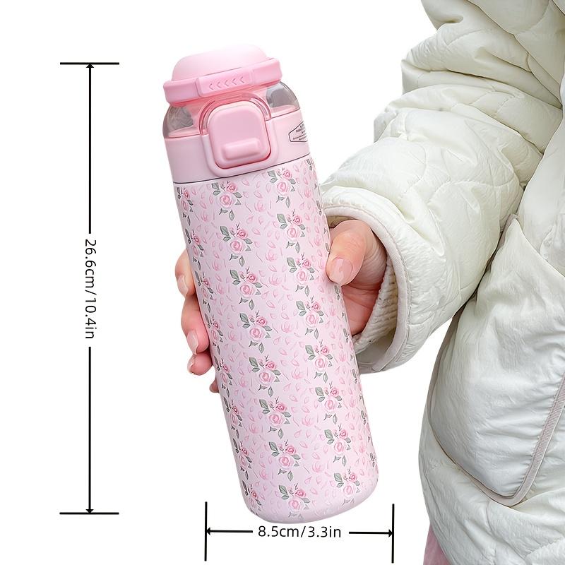1pcs 304Stainless Steel Water Bottle Insulated Portable with Lid for Outdoor  Christmas Thanksgiving  Mother's Day Graduation