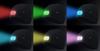 Cap with RGB LED flashlight, graphite