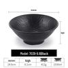 Black Melamine Straw Hat Design Bowl