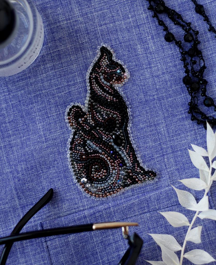 Sett for perlebroderidekorasjoner på naturlig kunstlerret Abris Art Pattern Canvas Animals