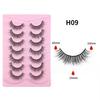 Seven Pairs of 5D Thick False Eyelashes, Natural Messy Eyelashes, Light and Unburdened, Self-grafted False Eyelashes