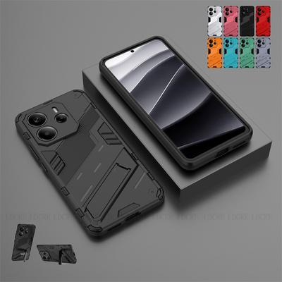 Pro Redmi Note 14 4G Pouzdro Kryt Xiaomi Redmi Note 14 4G Capas Zadní Pancéřovaný Nárazuvzdorný Telefon Nárazník Držák Fundas Redmi Note 14 4G