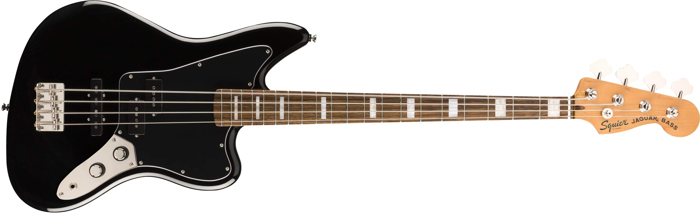 

Squier by Fender Electric Bass Classic Vibe Jaguar Bass, Black with Soft Case