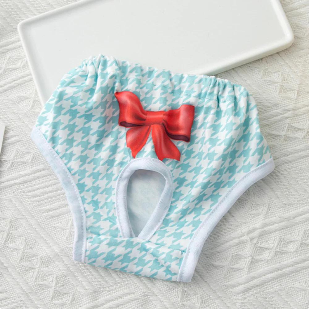Reusable Female Pet Diaper Shorts for Small Dogs Prevent Harassment Puppy Dog Physiological Pants Chihuahua Maltese Underwear