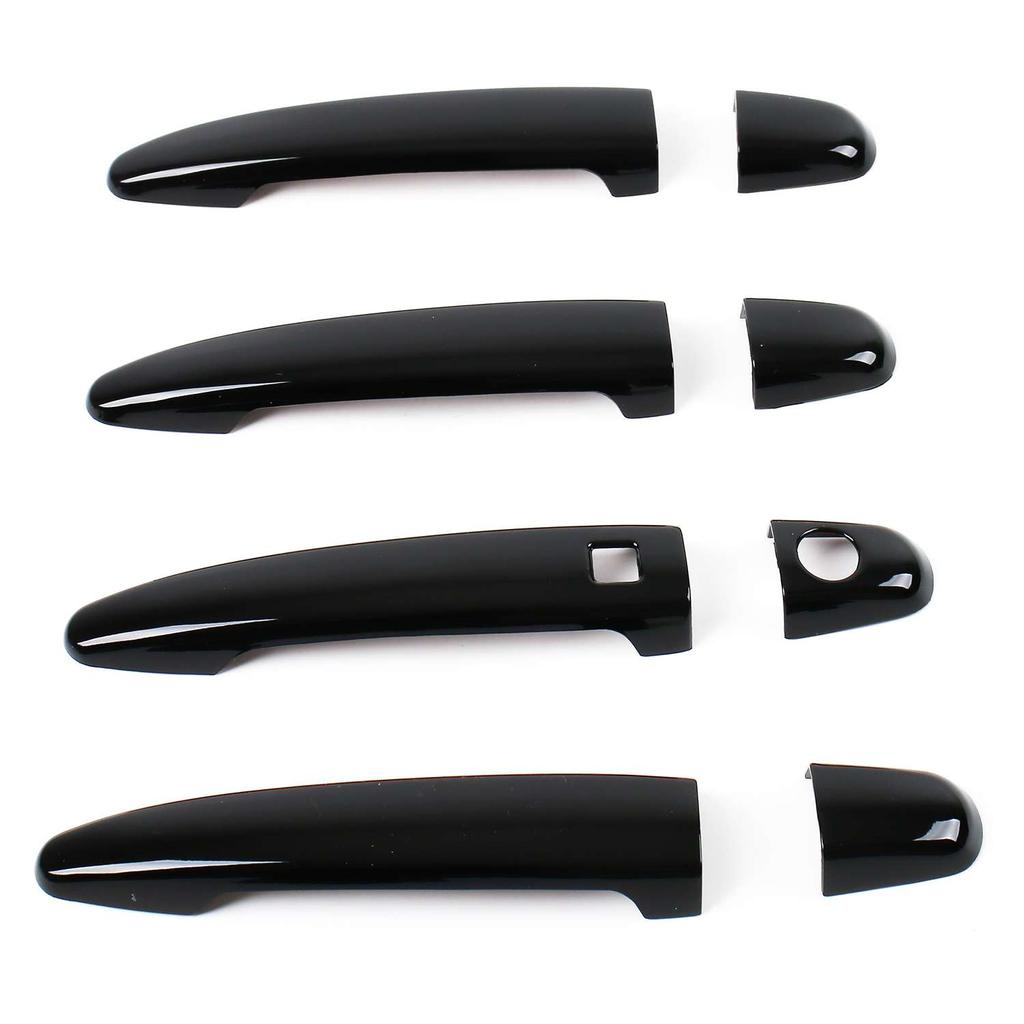 For Toyota Land Cruiser Prado 120 J120 LC120 2003 2004 2005 - 2008 2009 ABS Glossy Black Door Handle Cover Trims Car Accessories