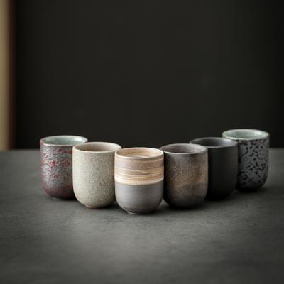 Nauji Vintažiniai Keraminiai Puodeliai Japoniško Akmens Indų Porceliano 130ml Arbatos Puodelis Sveikas Gyvenimo Būdas Kung Fu Arbatos Sake Kavos Puodeliai Indai Gėrimui
