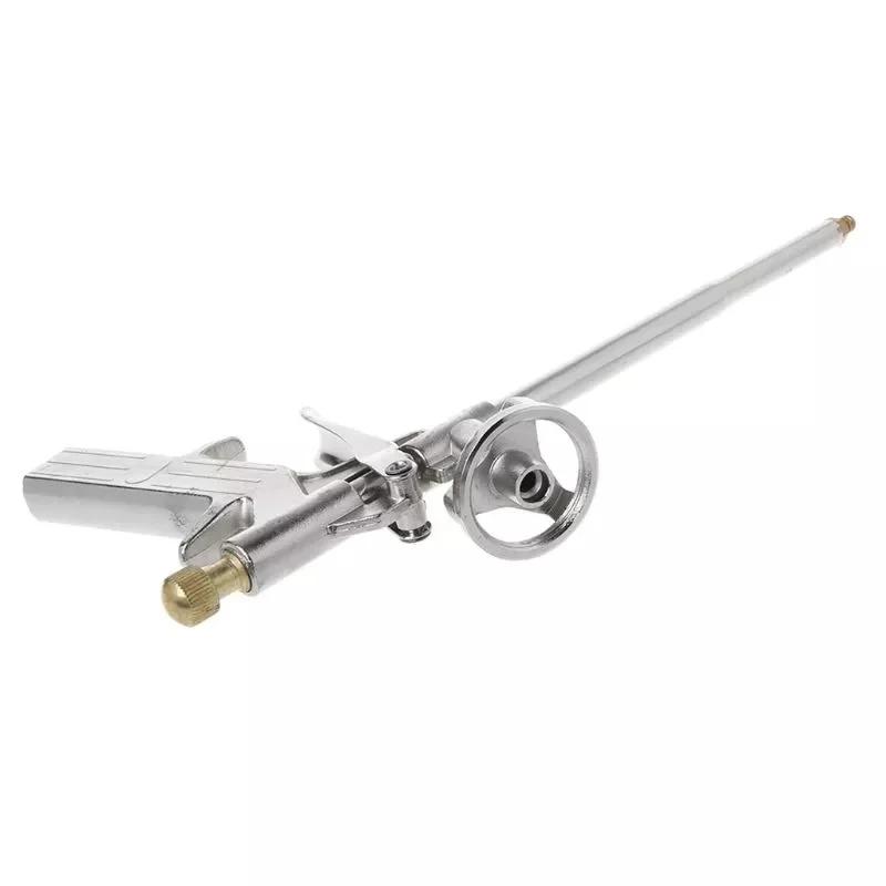 Neue Schaum-Expansions-Sprühpistole Blasen-Dichtmittel Dosierwerkzeug PU-Isolier-Applikatorwerkzeug Aluminiumlegierung Heimrenovierungszubehör