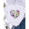 Süßes Cartoon-Shirt Grafik-T-Shirt Mode Damen Print T-Shirt Damenbekleidung Kurzarm-T-Shirts grafische T-Shirts