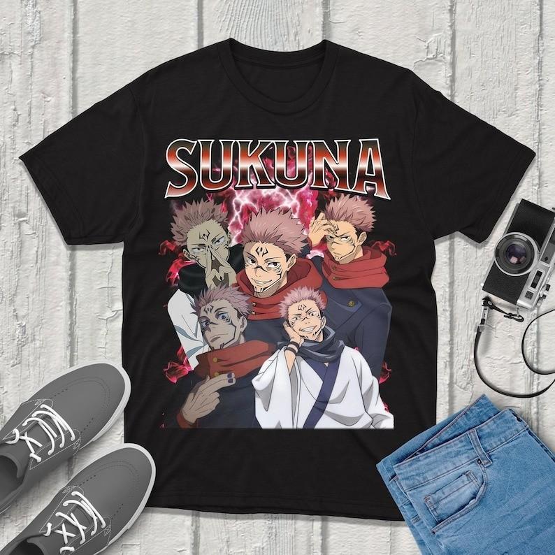 

Sukuna Jujutsu Kaisen T-Shirt – Anime Graphic Tee for Anime Fans 2XL