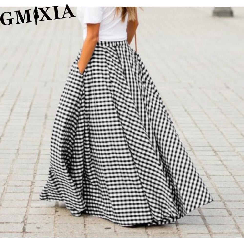 GMXIA Fustă de vară casual pentru femei, modă, timp liber, primăvară