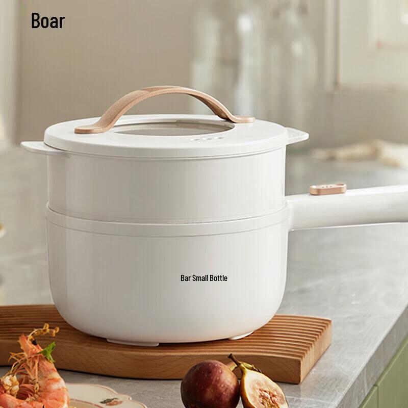 Bear 1.6L Multifunction Electric Pot with Steamer CN plug (adapter included)