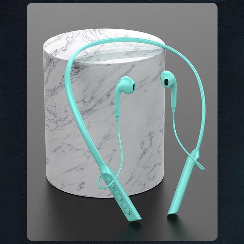 Bluetooth Słuchawki z pałąkiem na kark Stereo Bezprzewodowe słuchawki douszne Magnetyczne słuchawki sportowe z mikrofonem do smartfona