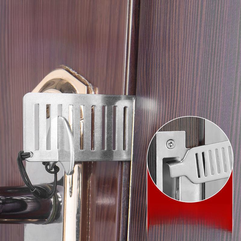 Portable Anti-Theft Door Stopper for Women Living Alone - Essential Security for Travel
