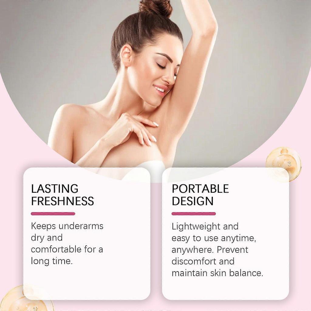 Gentle underarm cream, portable and easy to use, moisturizing, refreshing and comfortable, cares for underarm skin, with a pleasant fragrance.
