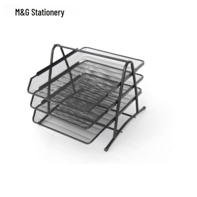 M&G 3-Tier Metal Pull-Out File Tray чёрный