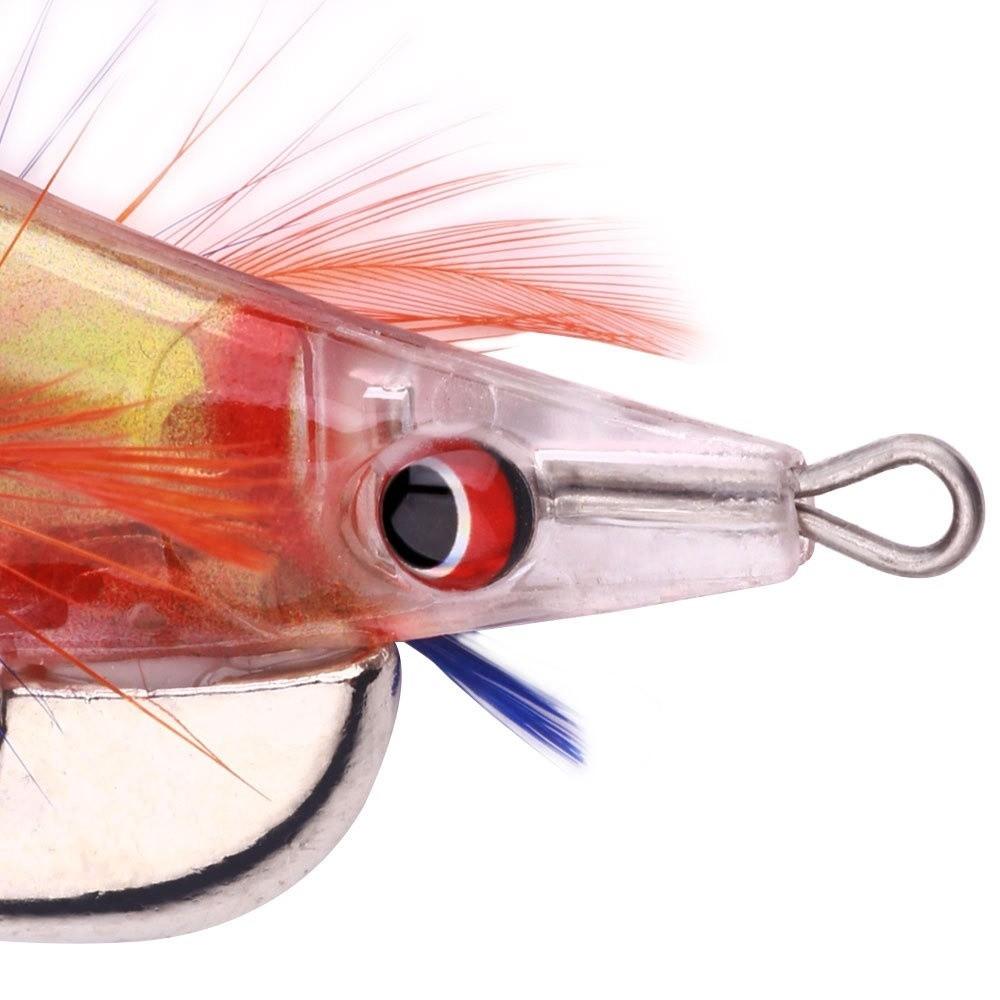 Noctilucent Artificial Squid Hook Jigs 10cm 12g Spinnerbait Sea Fishing