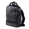 Business Backpack Made from Okayama Denim and Toyooka 10 Japanese-made Sewing, Water-repellent, Pockets, Black, 200-BAG165BK