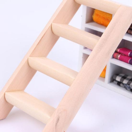 Wooden Climbing Ladder Hamster Guinea Pig Mouse Playing Toy Pet Cage Ornament