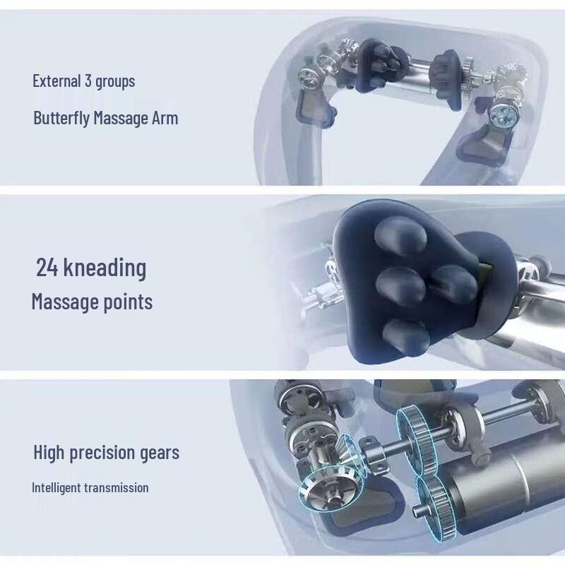 Disi 3D Kneading Neck and Shoulder Massager Pillow