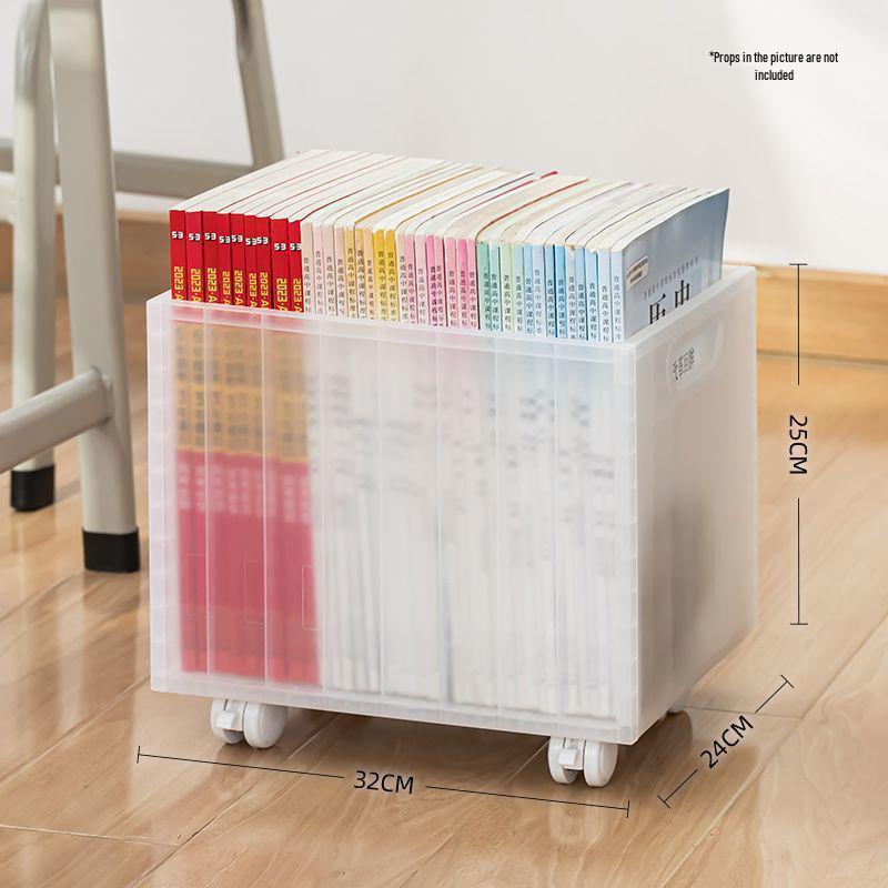 Aufbewahrungsbox für Riemenscheibenbücher mit großer Kapazität für den Klassenzimmergebrauch