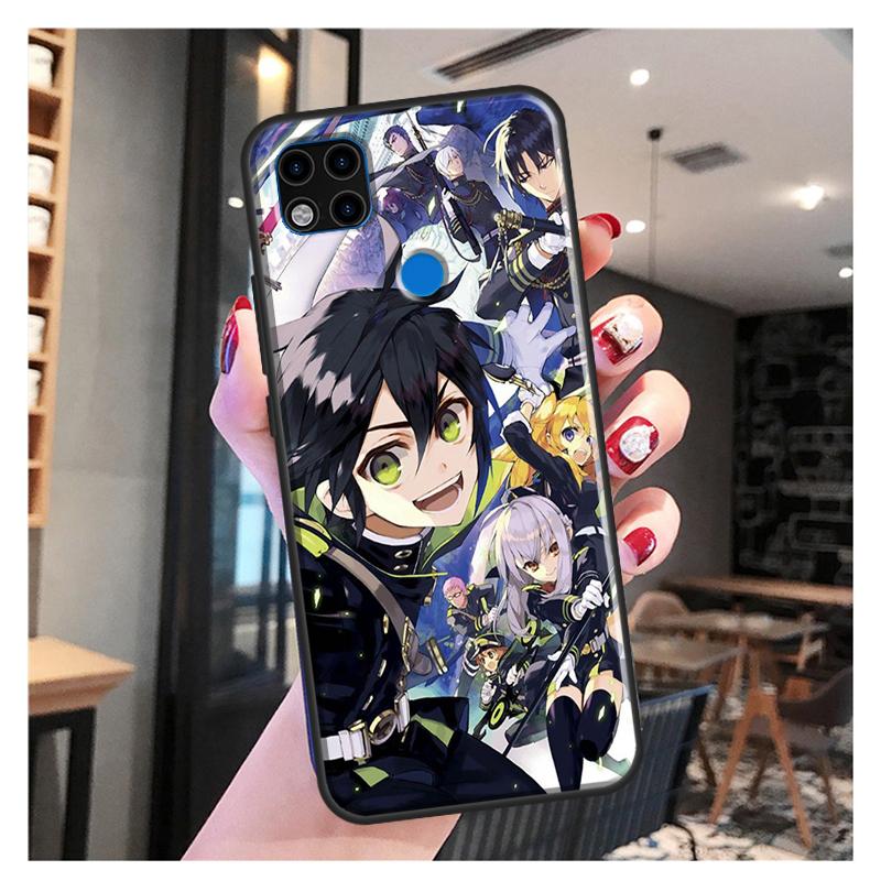 Anime Owari No Seraph Of The End Funda For Xiaomi Redmi Note 10S 9S 8T 9 Note 10 Pro Note 11 Pro Redmi 9C 9A 9T Soft Case