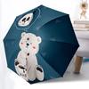 1pc Panda Bear Auto Open/close, All-Season Portable Folding Cute Umbrella for Women & Men, Travel, Everyday, Formal Events - 166