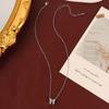 Korean H Letter Necklace: 2026 Trendy Light Luxury Collarbone Chain for Women